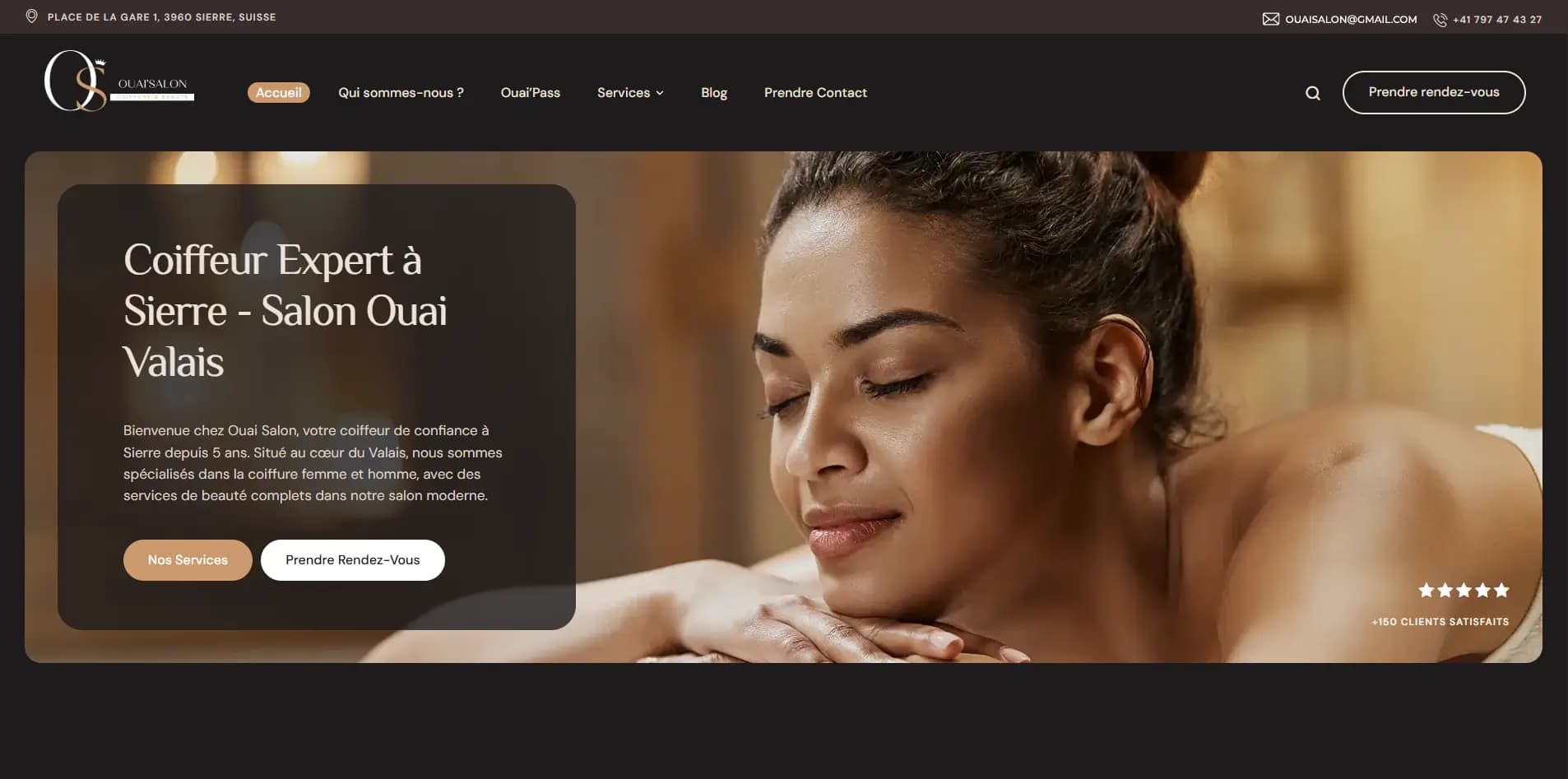 Ouai Salon Website