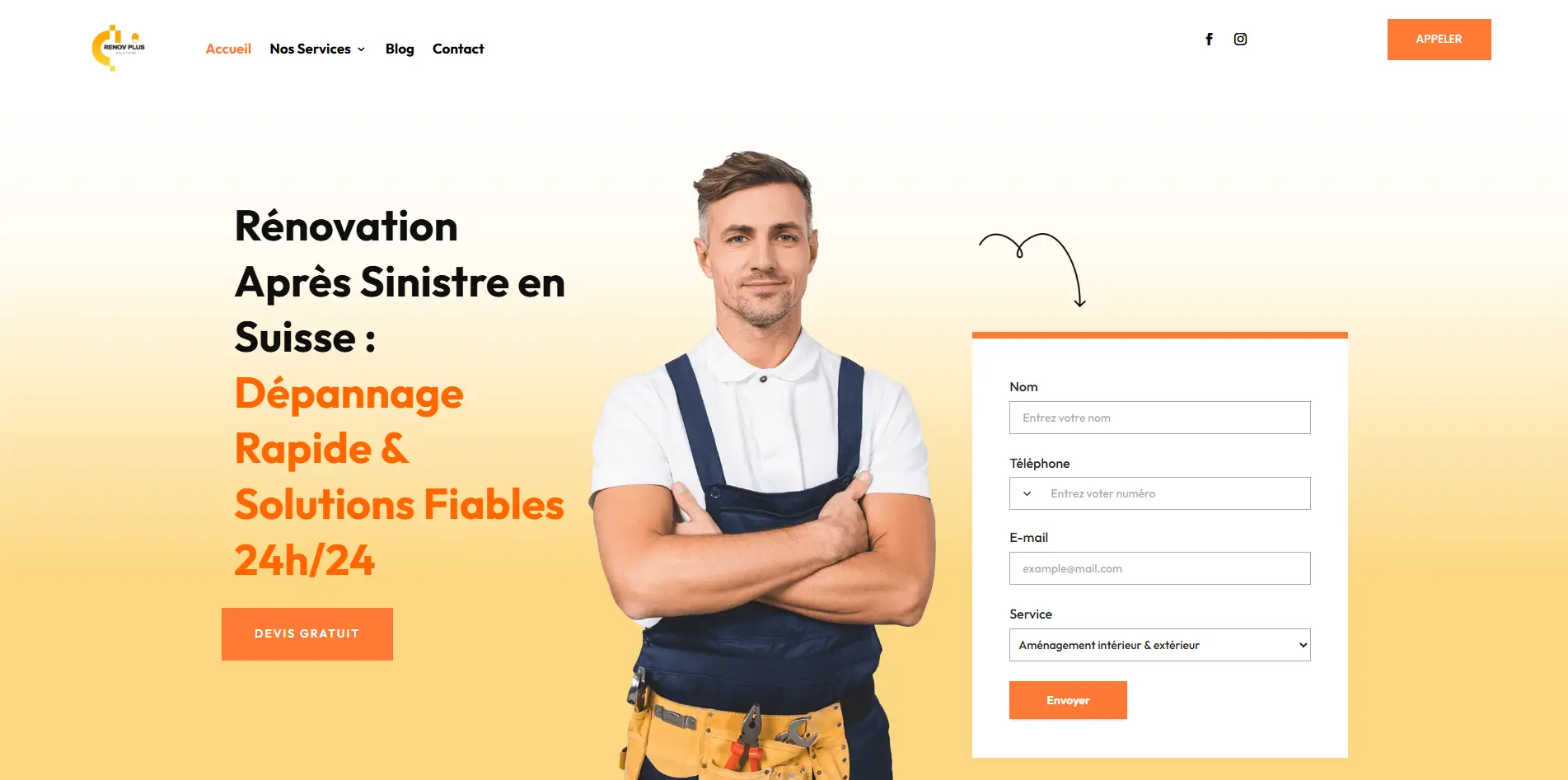 RenovPlus Solutions Website